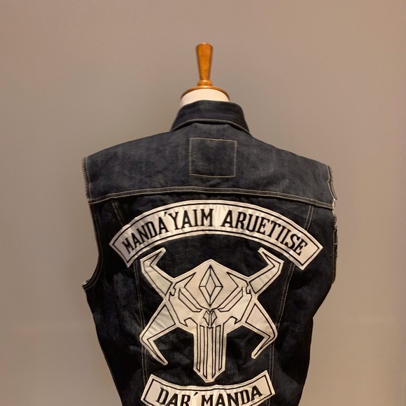 Large Levi’s denim vest dark blue - Picture 4 of 12